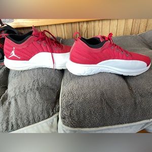 Red/White Jordan Men Shoes 10.5
